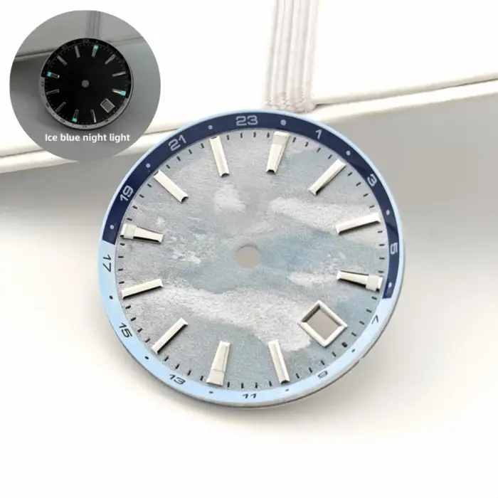 Boîtier de pièces Mod Lume bleu 32mm