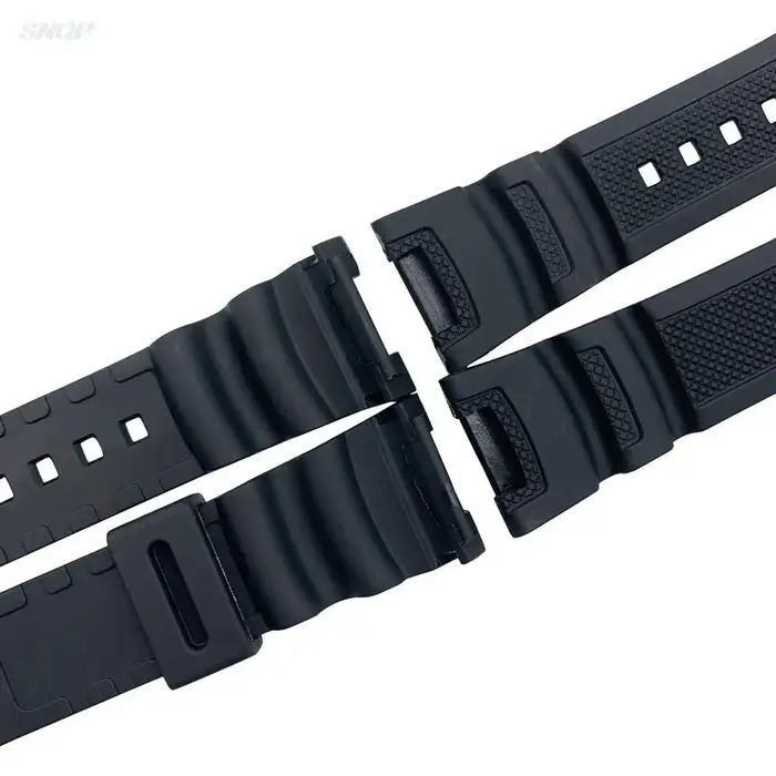 Bracelet de montre en Silicone noir pour Casio SGW-100