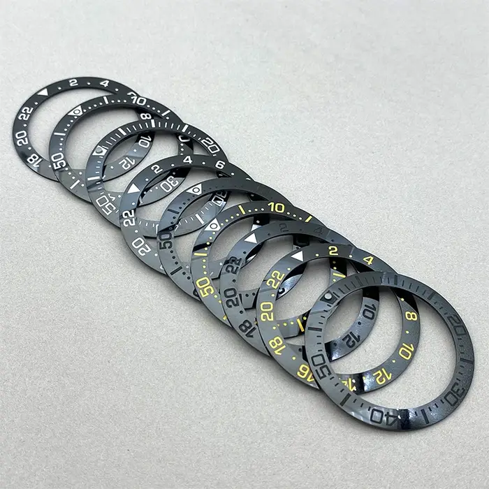Anneau d'insertion de lunette de montre en céramique Mod 41mm x 32mm