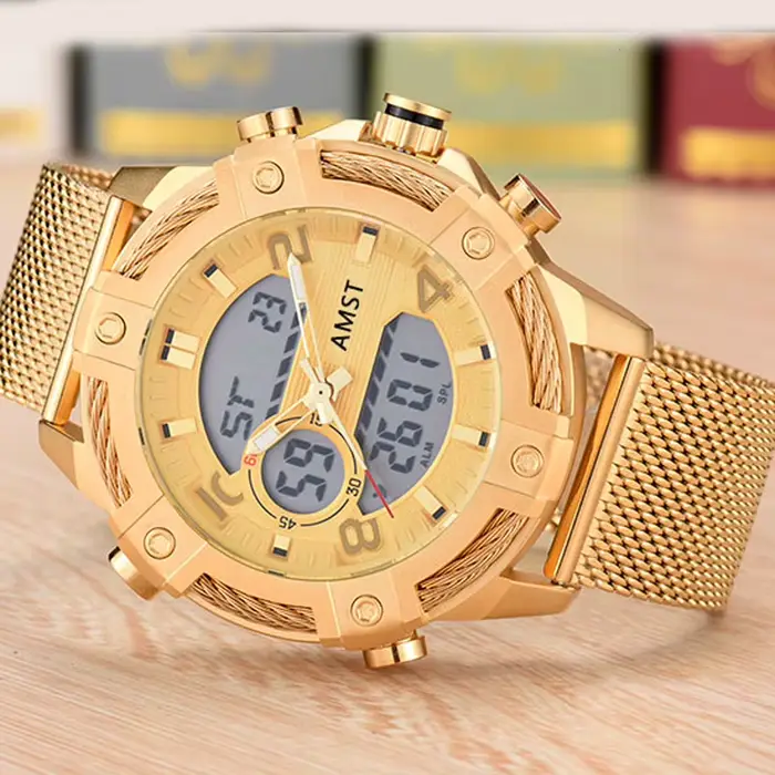 Montre-bracelet de sport étanche pour homme