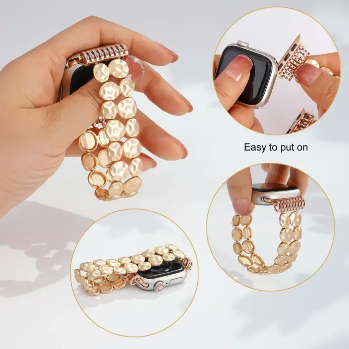 Bracelet de montre en alliage pour femmes