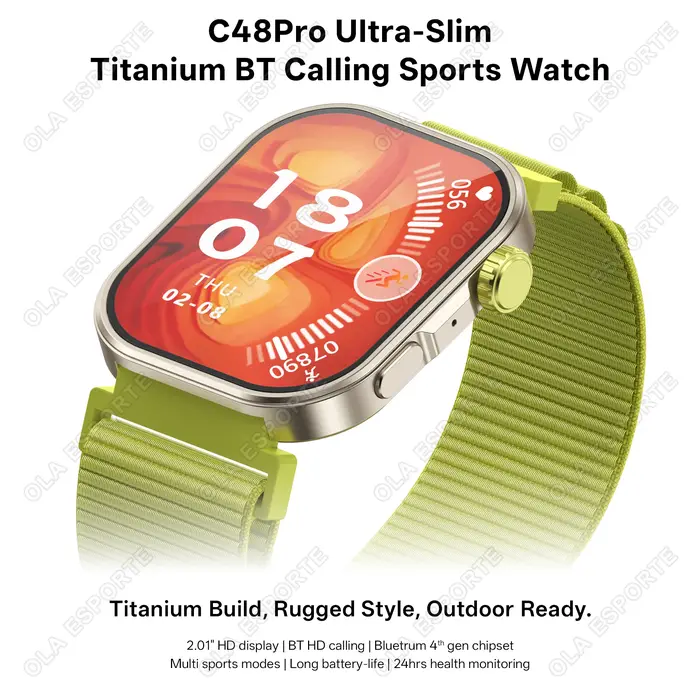 Nouvelle Montre Connectée 2026 avec Écran Tactile 2,01'', Appel Bluetooth Vocal IA, Cadran Personnalisable, Modes Multi-Sports, Suivi Santé pour Hommes et Femmes, Cadeau HW12