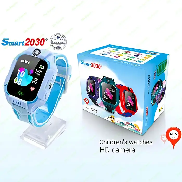 Montre GPS étanche, mini montre intelligente pour enfants, carte SIM 2G, appel, caméra, cadeau d'anniversaire, horloge électronique, nouveau modèle Ht22