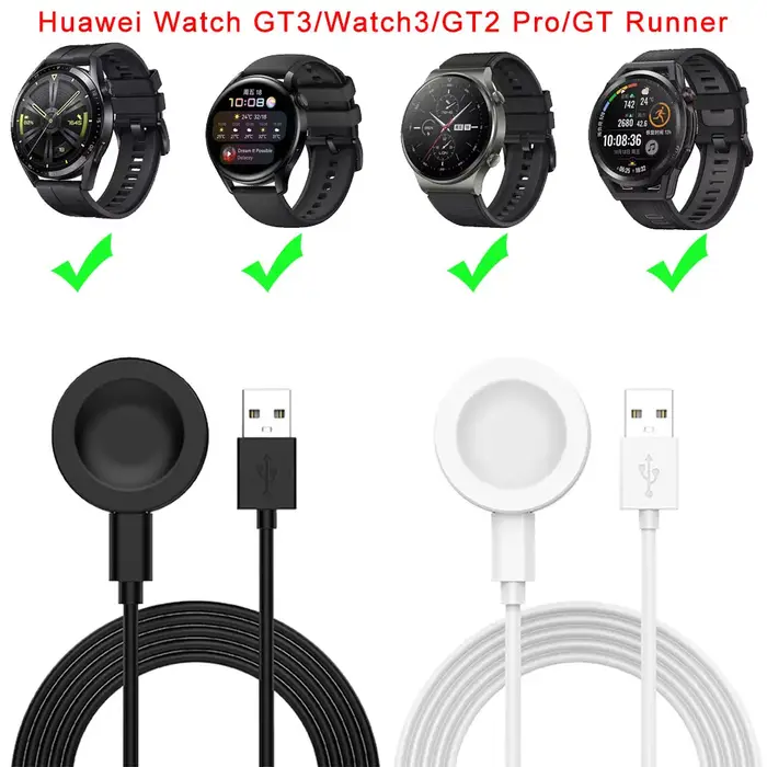 Câble de chargement pour montre Huawei GT3 GT4 GT5 GT4