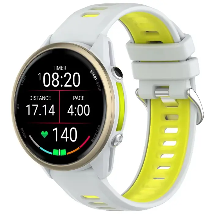Bracelet en Silicone pour Garmin Forerunner 970 965 955 945 935, bicolore, officiel, respirant, confortable, accessoires
