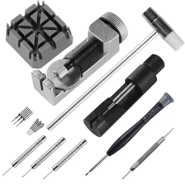 Kit de réparation de montres professionnel 16 pièces