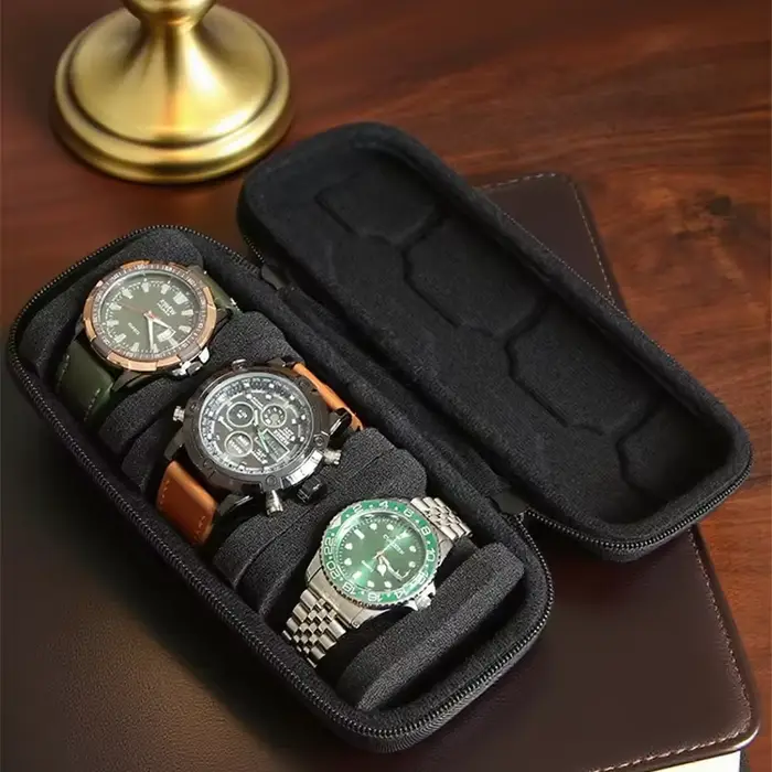 Boîte de rangement de montre de voyage