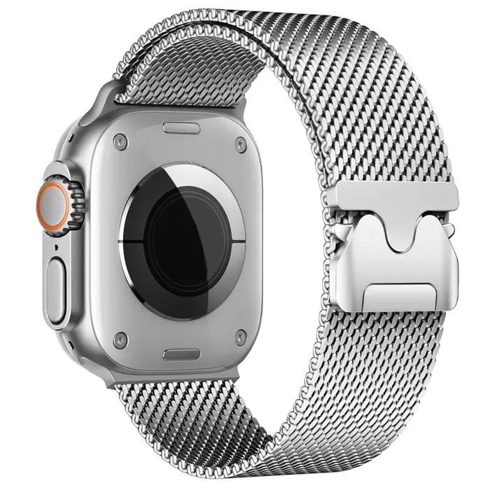 Bracelet à boucle milanaise pour Apple Watch 11 10 42mm 46mm, accessoires magnétiques pour Iwatch Ul