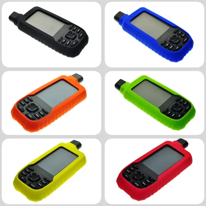 Lanière rétractable + Film d'écran + coque en silicone pour Garmin GPSMAP 67 67i 66i 66s 66st 66sr 67sr 67s