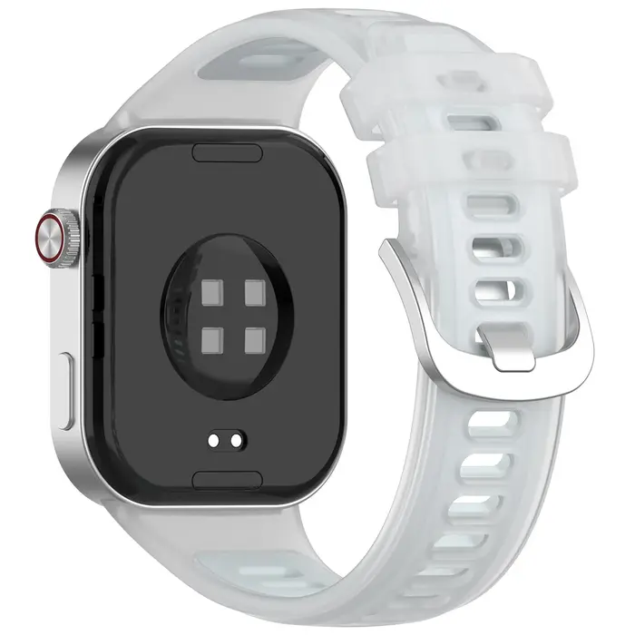 Bracelet bicolore pour REDMI Watch 4 5 6, accessoires, ceinture en silicone, Correa, Bracelet, Pulse
