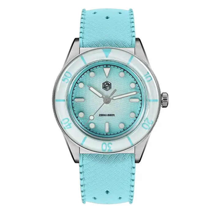 San Martin – montre à Quartz pour femmes, 32.5mm, étanche 20ATM, BGW-X1, cadran Guilloche MOP lumine