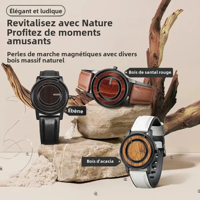 EUTOUR - Montre unisexe à billes magnétiques