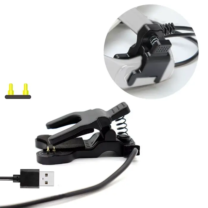 Câble de charge USB 5V universel pour montre connectée avec clip 2 broches/5 broches pour accessoire de chargeur
