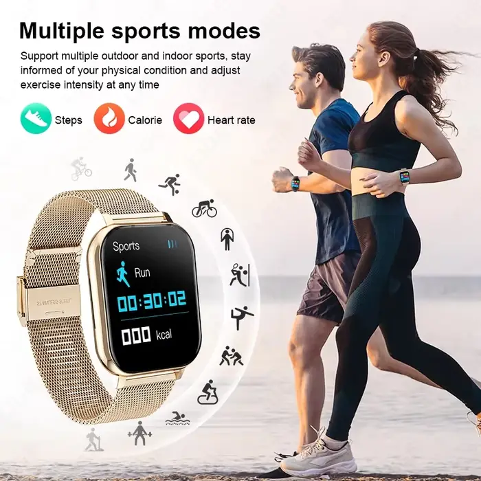 KESHUYOU 2025 montre intelligente 2.01 pouces HD affichage réponse faire appel Message vue Modes de Sport bricolage cadran prévisions météorologiques hommes femmes