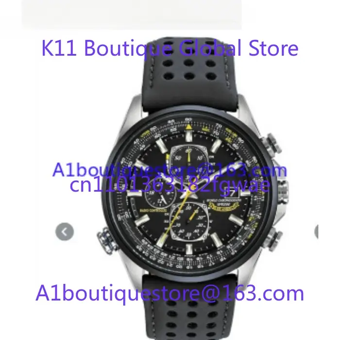 Montre pour homme à quartz Blue Angel avec multifonction à 4 boutons