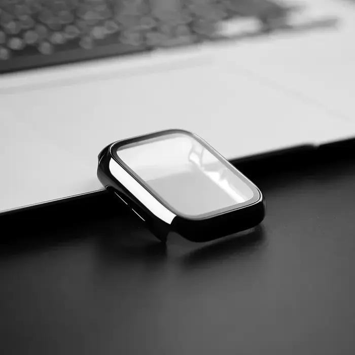 360 couverture complète pour Apple Watch 45mm 41mm 44mm 40mm 42mm 38mm, boîtier de placage protecteu