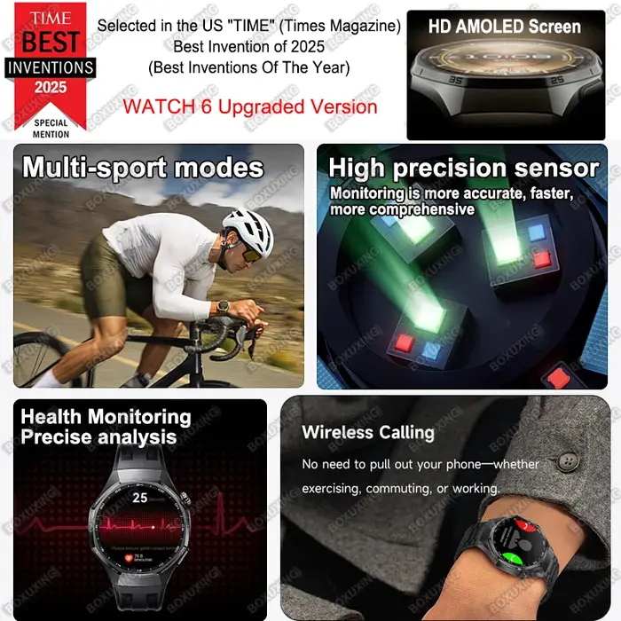 Nouvelle Montre Connectée 6 Pro GPS 2026 pour Hommes
