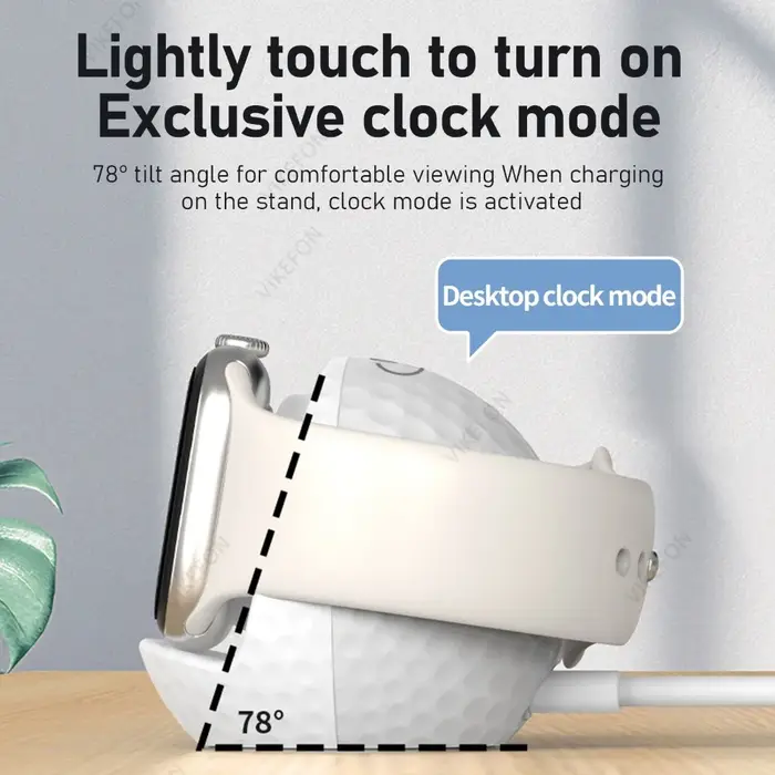 Support de chargeur sans fil pour montre intelligente