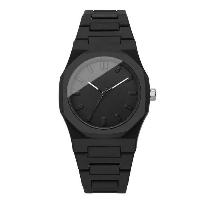 Bracelet en plastique décontracté femmes montre-bracelet à Quartz mode cadran Simple montres