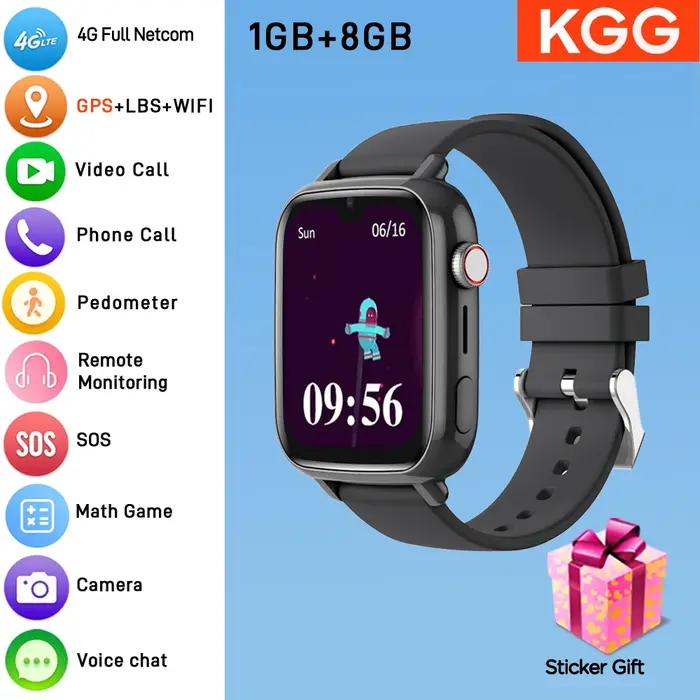 Montre connectée pour enfants 4G