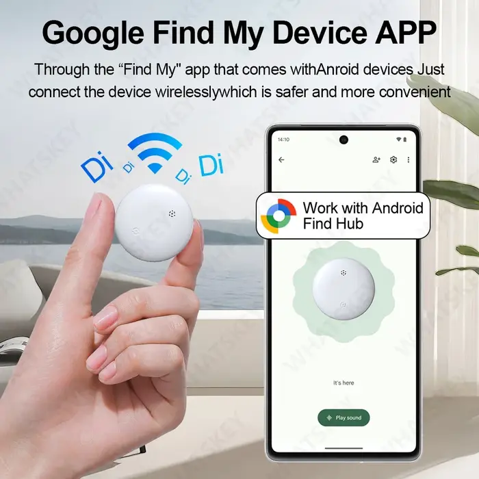 Traceur longue portée pour appareils Samsung via l'application Android Google Find Hub