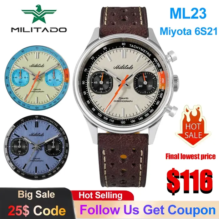 Montre chronographe Militado ML23