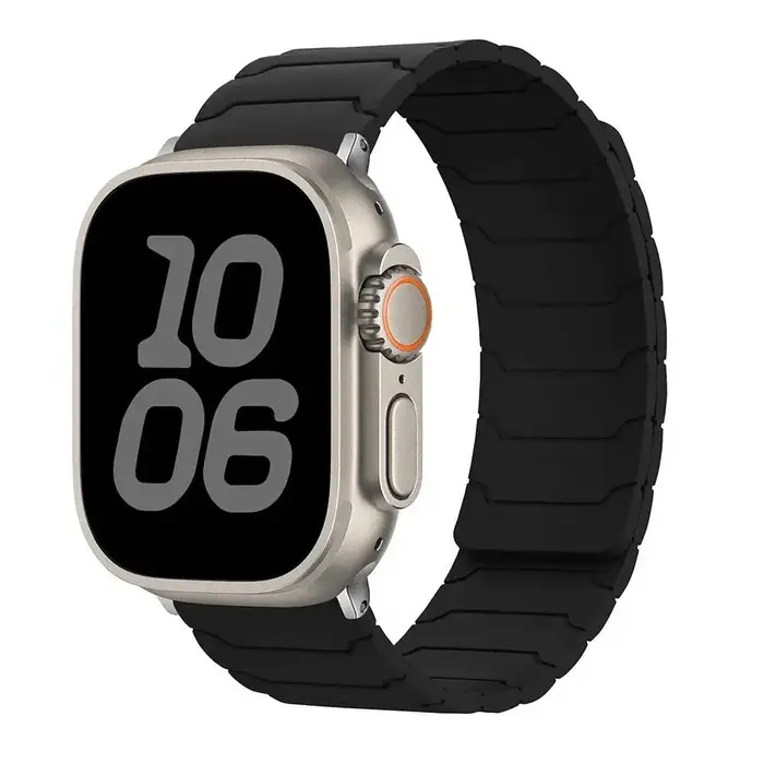 Bandes à boucle magnétique en Silicone pour Apple Watch, 46mm 44mm 40mm 49mm 45mm 42mm 41mm, iWatch 