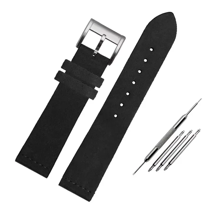 Bracelet de montre en daim rétro fait à la main, bracelet de montre conviviale ré, bracelet pour Rol