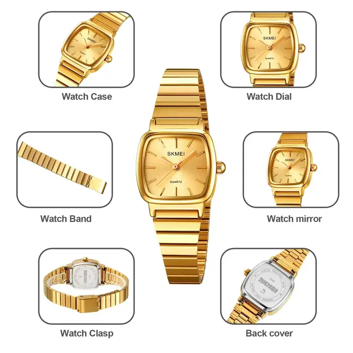 Montre-bracelet à quartz étanche pour femme