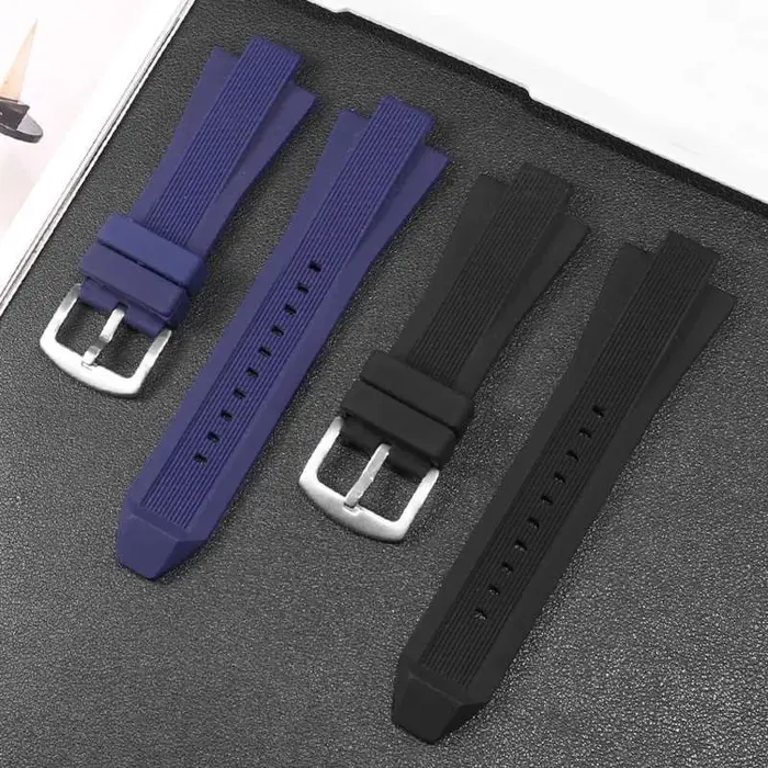 Bracelet de montre en caoutchouc de silicone