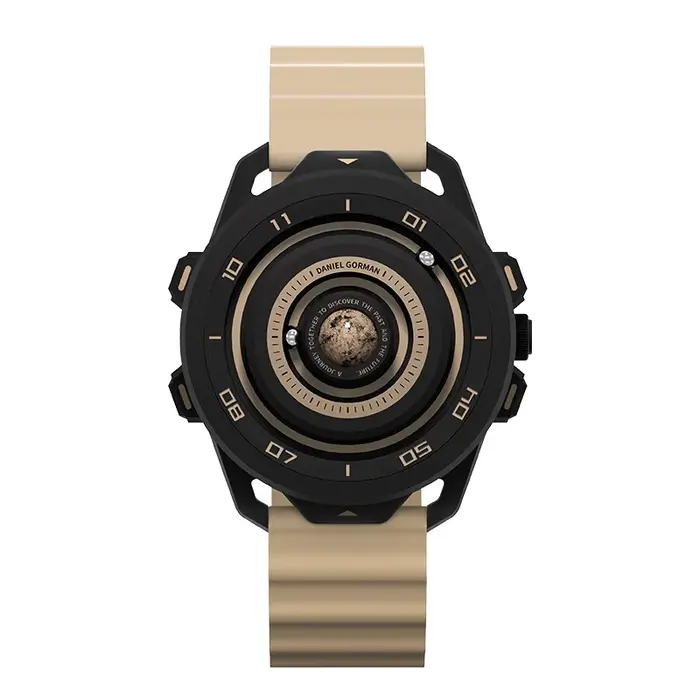 DANIEL GORMAN montre mécanique carrée à cadran lumineux à la mode, montre décontractée étanche en Si