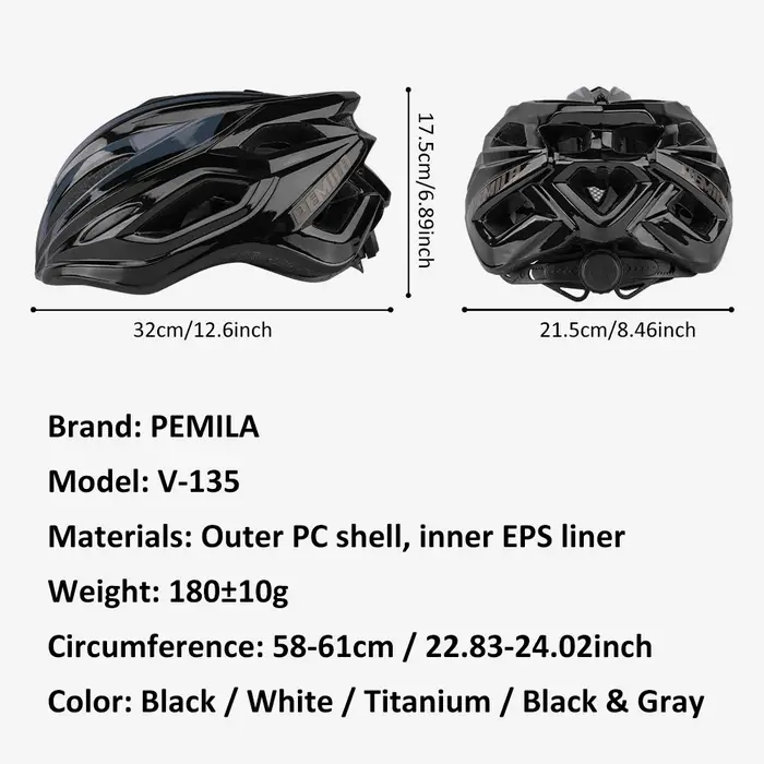 Casque de vélo ultraléger pour hommes et femmes