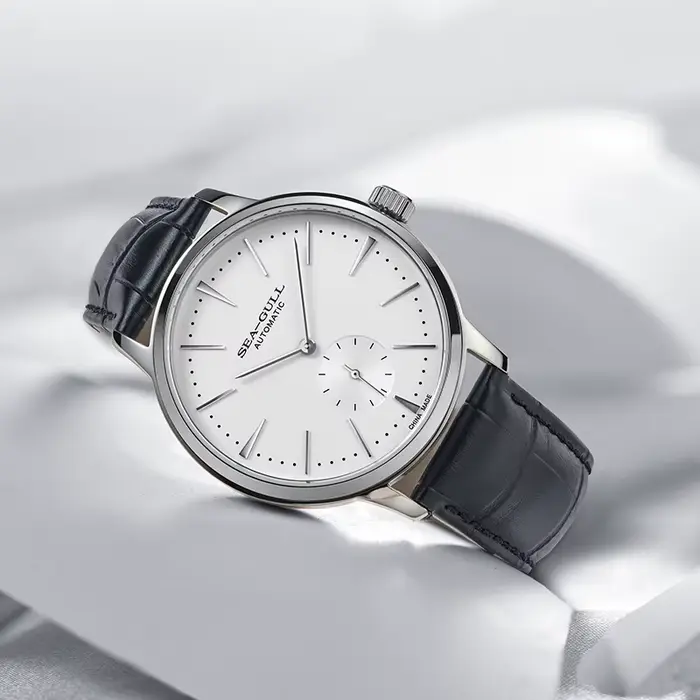 Seagull nouvelle montre d'affaires montres mécaniques pour hommes 50 m étanche en cuir Valentine