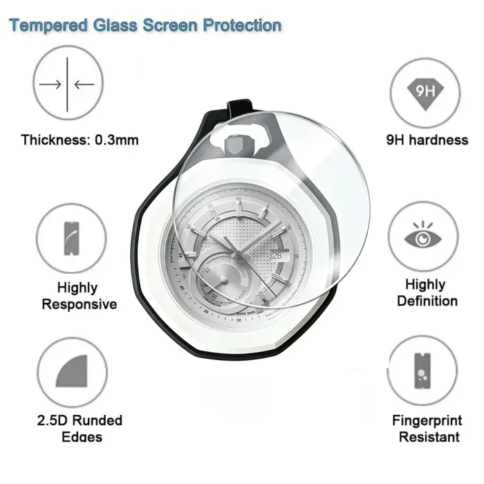 Verre trempé pour Swatch X AP Royal Pop