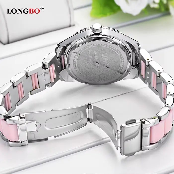 LONGBO – montre-Bracelet en céramique et alliage pour femmes