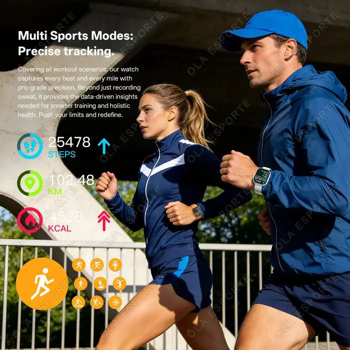 Nouvelle Montre Connectée 2026 avec Écran Tactile 2,01'', Appel Bluetooth Vocal IA, Cadran Personnalisable, Modes Multi-Sports, Suivi Santé pour Hommes et Femmes, Cadeau HW12