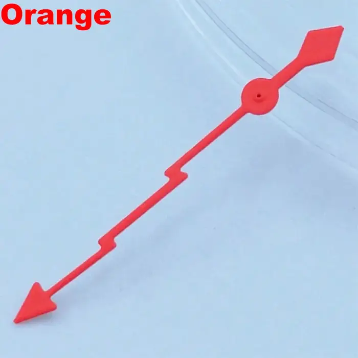 Aiguilles de montre lumineuses multicolores (rouge