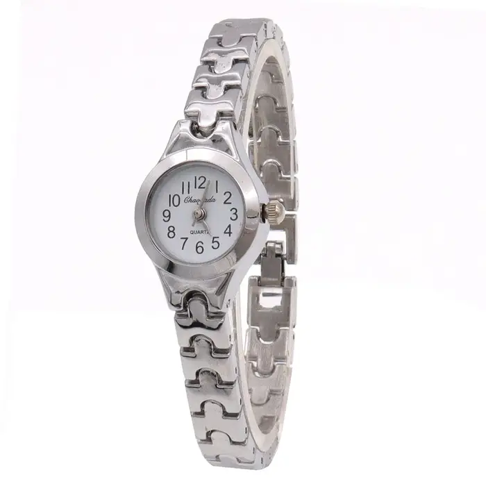 Montre-bracelet pour femme, dorée, petit cadran, à quartz, décontractée, populaire, élégante