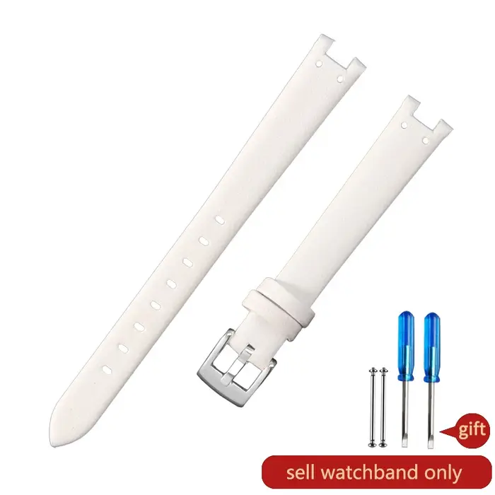 Bracelet de montre en cuir véritable pour femmes