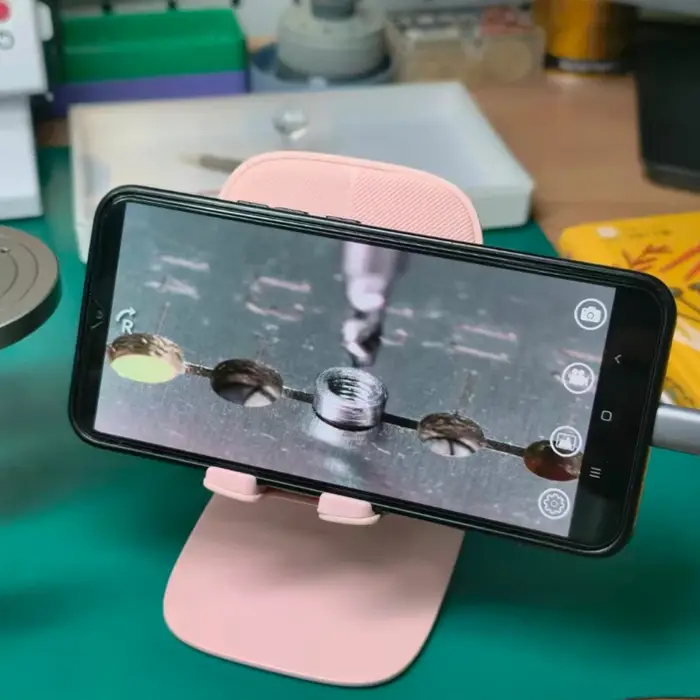 Outils de horlogerie, microscope électronique 4K, grossissement 130x, réglage de la mise au point multi-angles, pour l'inspection des pièces de réparation de montres