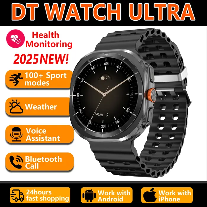 Montre intelligente DT7 ULTRA prenant en charge les appels Bluetooth