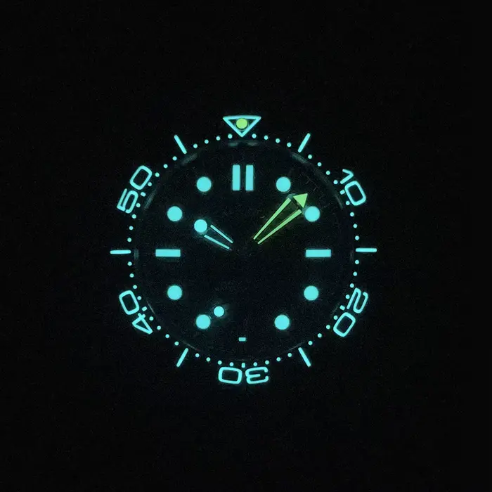 MATIC WATCH DIVER 200M 41mm PT5000 Montres-bracelets mécaniques [cadran bleu avec insert de lunette lumineuse]