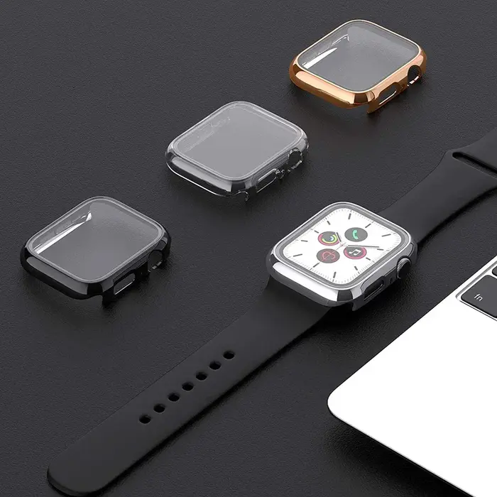 Coque en verre plaqué pour Apple Watch Series 9