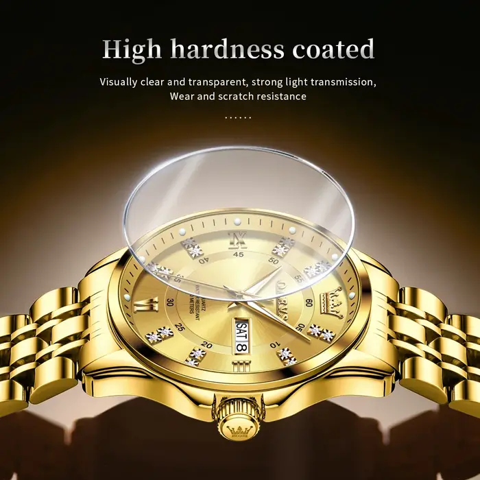 OLEVS 3620 or luxe hommes montre marque originale