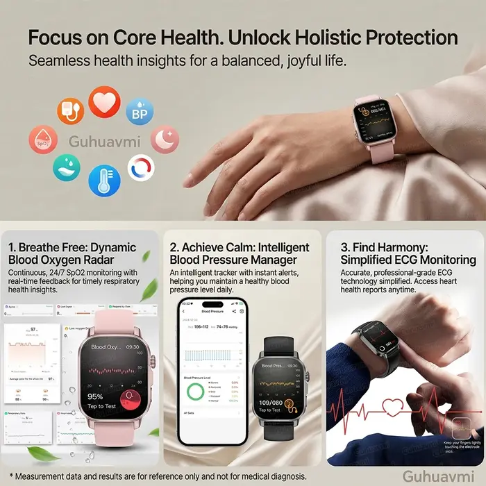 Montre connectée de santé et de mode 2026 pour femmes