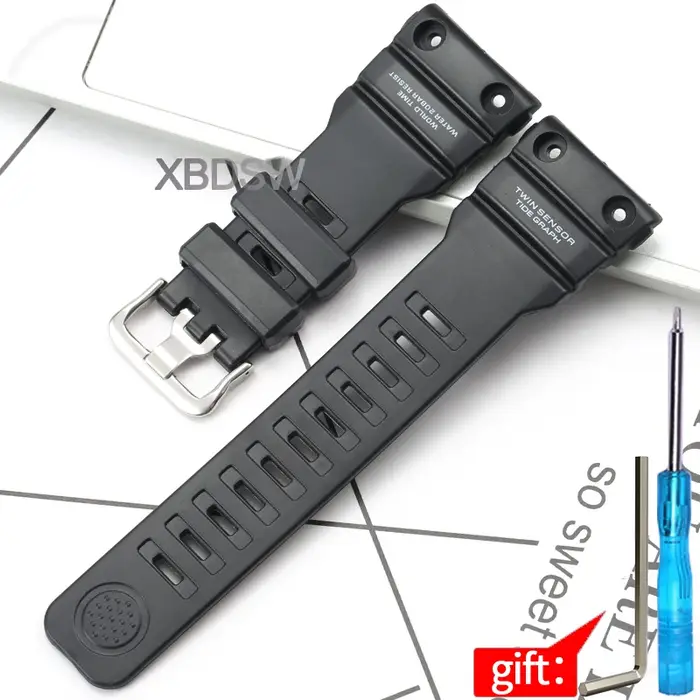 Bracelet de montre pour g-shock GN1000 GN-1000, en résine, Sport, étanche