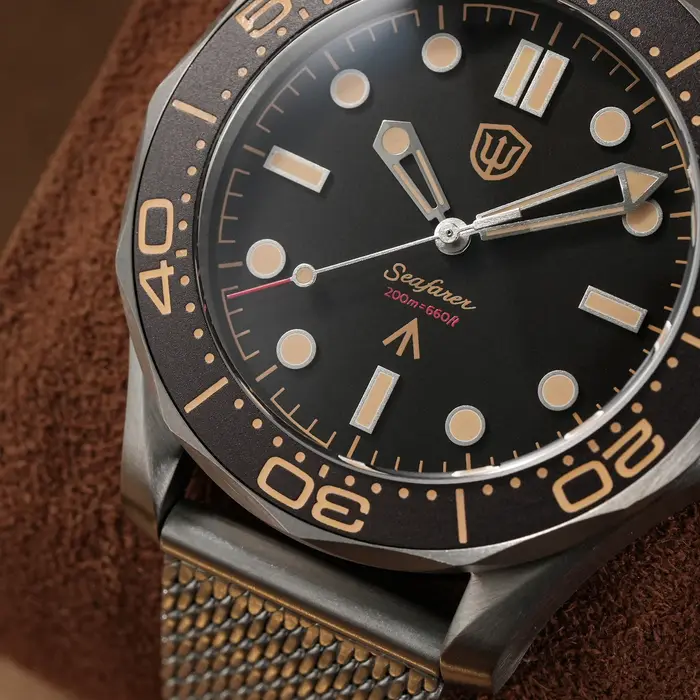 Watchdives – montre de plongée Seafarer Grade 2 en titane NTTD