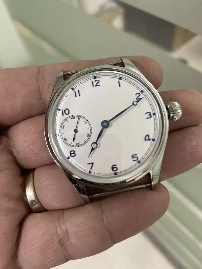 Tête de montre mécanique manuelle pour homme