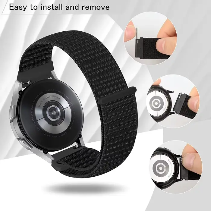 Sangle à boucle en nylon pour Garmin Forerunner 55
