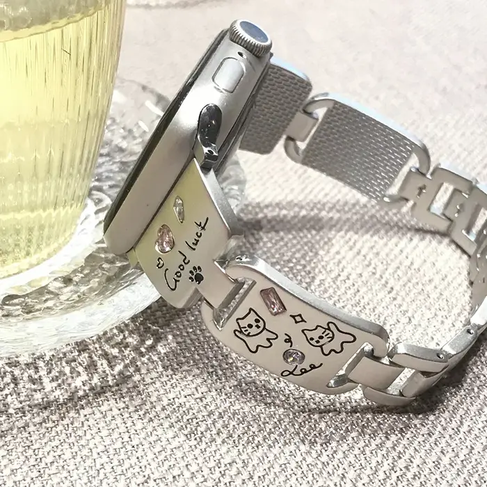 Bracelet de bijoux habnommée pour Apple Watch